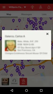 Sex Offender Search android App screenshot 0